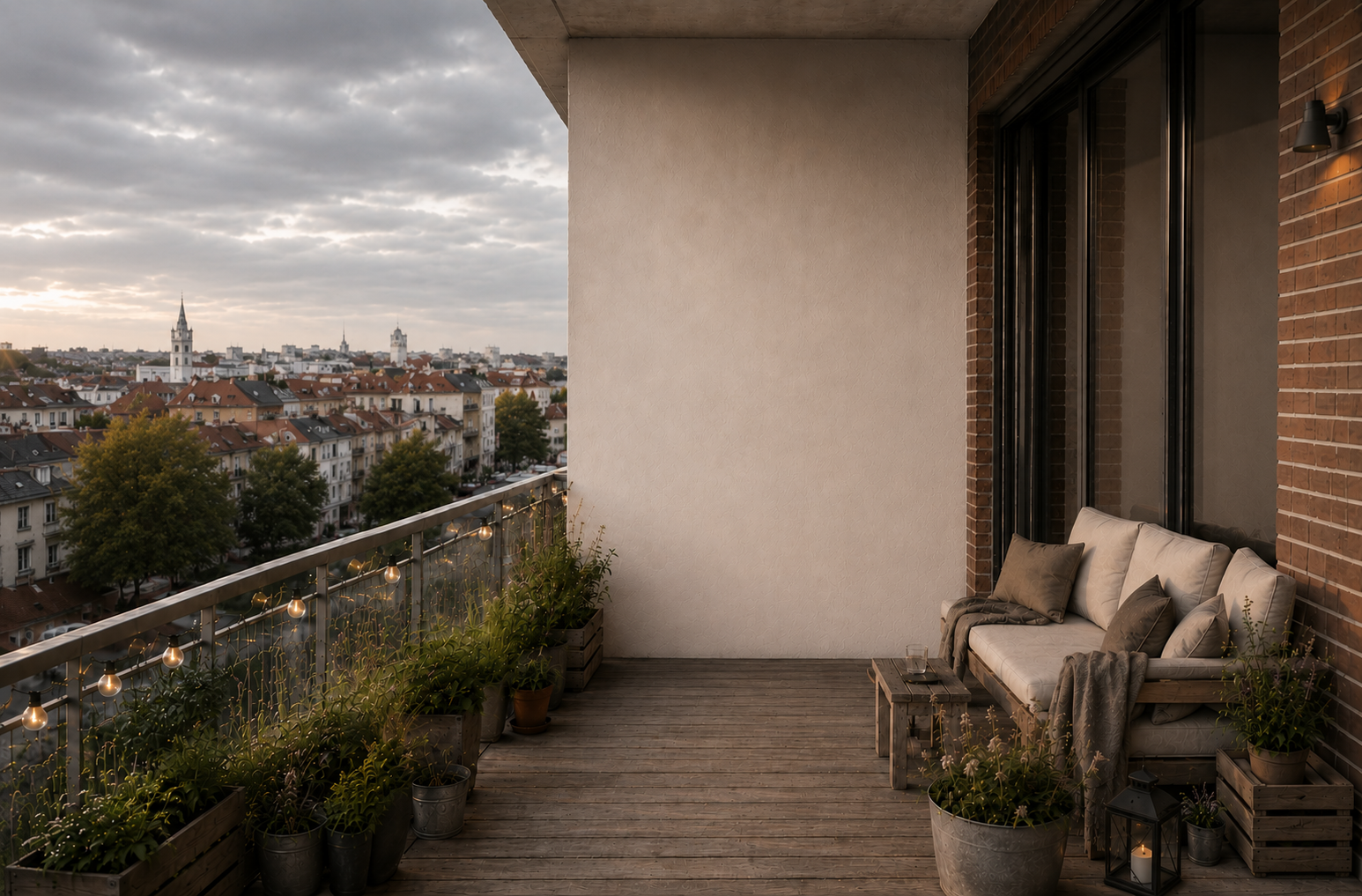 Balkon – Before